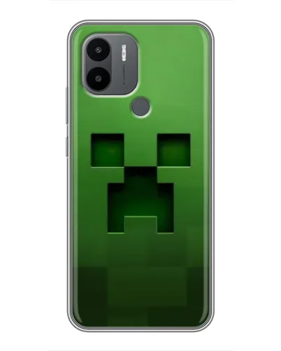 Чехол для Xiaomi Poco C50 с картинкой «Крипер микро-дизайн»