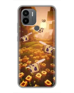 Чехол для Xiaomi Poco C50 с картинкой «Поле подсолнухов»