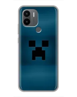 Чехол для Xiaomi Poco C50 с картинкой «Крипер текстура»