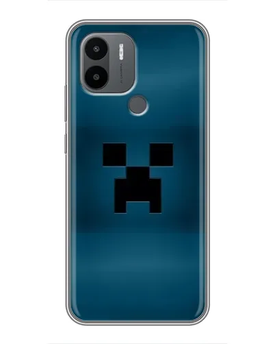 Чехол для Xiaomi Poco C50 с картинкой «Крипер текстура»