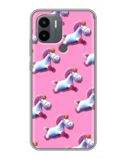 Чохол для Xiaomi Poco C50 з картинкою «Єдинороги на рожевому» Чохол для Xiaomi Poco C50 з картинкою «Єдинороги на рожевому»