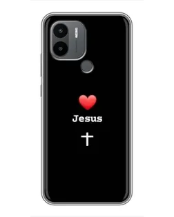 Чохол для Xiaomi Poco C50 з картинкою «Серце - Jesus» Чохол для Xiaomi Poco C50 з картинкою «Серце - Jesus»