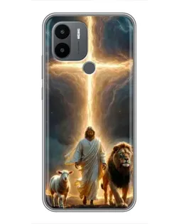 Чохол для Xiaomi Poco C50 з картинкою «Лев Юди та Світло» Чохол для Xiaomi Poco C50 з картинкою «Лев Юди та Світло»