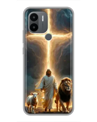 Чехол для Xiaomi Poco C50 с картинкой «Лев Иуды и Свет» Чехол для Xiaomi Poco C50 с картинкой «Лев Иуды и Свет»