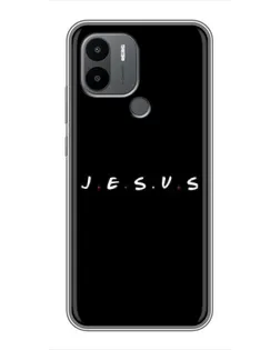 Чехол для Xiaomi Poco C50 с картинкой «Точки веры J.E.S.U.S.»