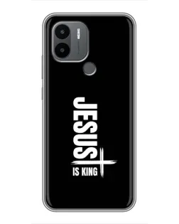 Чехол для Xiaomi Poco C50 с картинкой «Вертикаль веры Jesus»