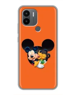 Чохол для Xiaomi Poco C50 з картинкою «Серце Міккі Мінні»
