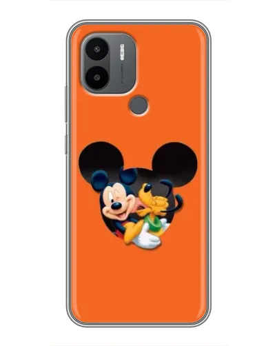 Чохол для Xiaomi Poco C50 з картинкою «Серце Міккі Мінні»