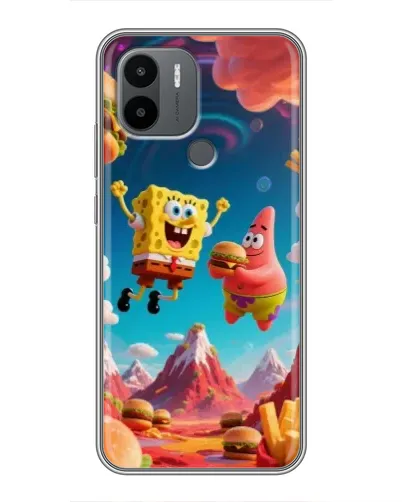 Чохол для Xiaomi Poco C50 з картинкою «Космічний фастфуд»