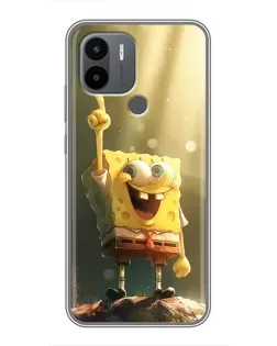 Чохол для Xiaomi Poco C50 з картинкою «Сяючий Спанч Боб»
