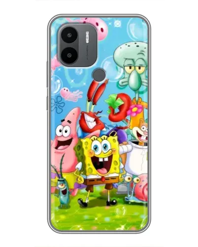 Чохол для Xiaomi Poco C50 з картинкою «Губка Боб та друзі» Чохол для Xiaomi Poco C50 з картинкою «Губка Боб та друзі»