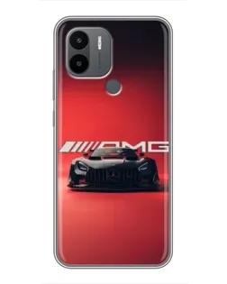 Чехол для Xiaomi Poco C50 с картинкой «Mercedes AMG — красная линия»