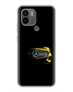 Чехол для Xiaomi Poco C50 с картинкой «Mercedes — ретро стиль»