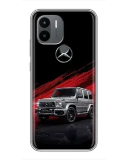 Чехол для Xiaomi Poco C50 с картинкой «Mercedes G-Class красный»