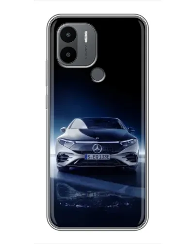 Чехол для Xiaomi Poco C50 с картинкой «Ночной Mercedes EQ»