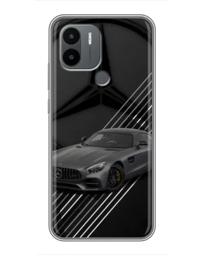 Чехол для Xiaomi Poco C50 с картинкой «Mercedes AMG — графика»