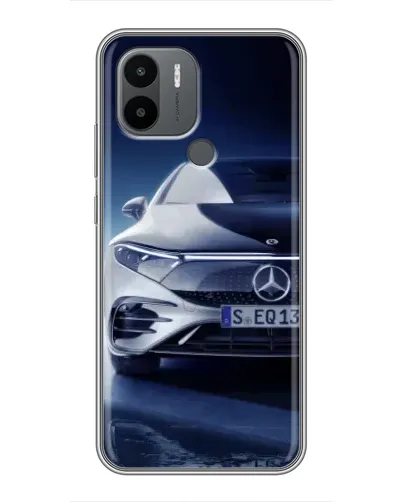 Чехол для Xiaomi Poco C50 с картинкой «Mercedes EQ — будущее»