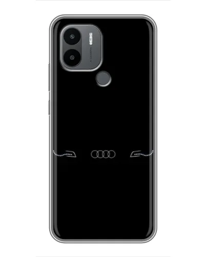 Чехол для Xiaomi Poco C50 с картинкой «Audi — световой подпись»