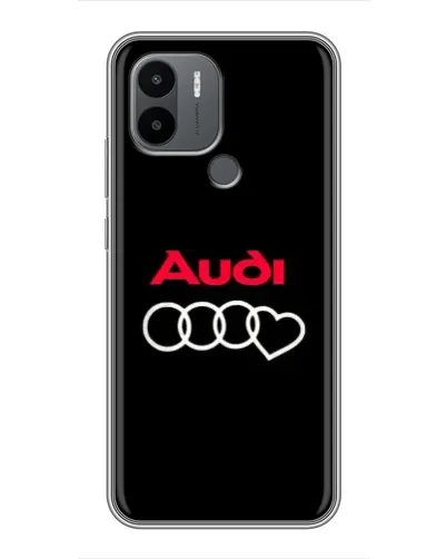 Чехол для Xiaomi Poco C50 с картинкой «Логотип Audi Heart»