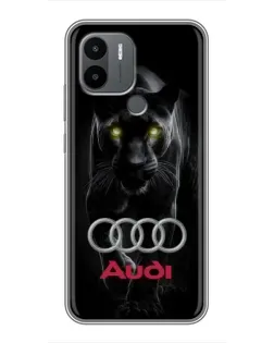 Чехол для Xiaomi Poco C50 с картинкой «Пантера и Audi»