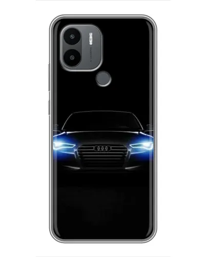 Чехол для Xiaomi Poco C50 с картинкой «Audi в неоне»