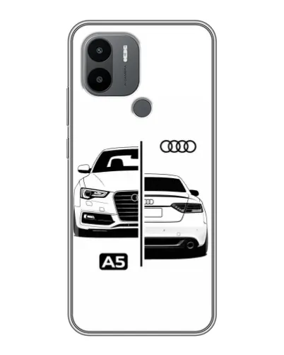Чехол для Xiaomi Poco C50 с картинкой «Audi — контрастный дизайн»