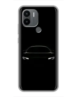 Чехол для Xiaomi Poco C50 с картинкой «Взгляд Audi в темноте»