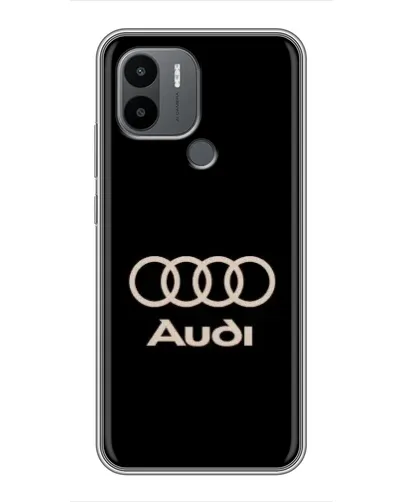 Чехол для Xiaomi Poco C50 с картинкой «Audi — золотой логотип»