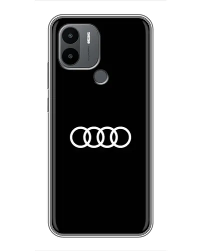 Чехол для Xiaomi Poco C50 с картинкой «Audi White Logo»