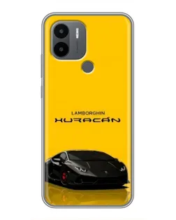 Чохол для Xiaomi Poco C50 з картинкою «Lamborghini Huracan чорний»