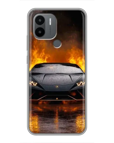 Чохол для Xiaomi Poco C50 з картинкою «Lamborghini у вогні» Чохол для Xiaomi Poco C50 з картинкою «Lamborghini у вогні»