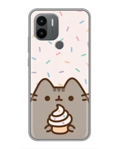 Чохол для Xiaomi Poco C50 з картинкою «Пушин з кексом»