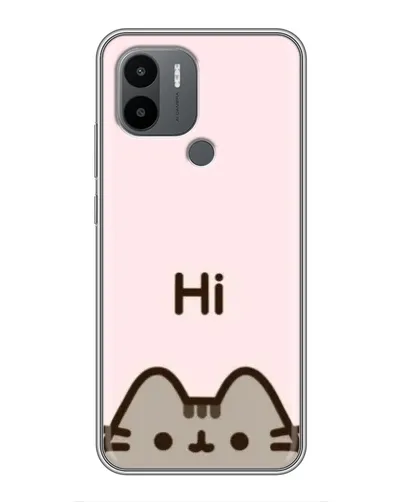 Чохол для Xiaomi Poco C50 з картинкою «Пушин каже Hi»