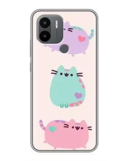 Чохол для Xiaomi Poco C50 з картинкою «Pusheen тріо» Чохол для Xiaomi Poco C50 з картинкою «Pusheen тріо»