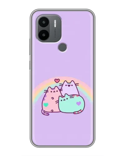 Чохол для Xiaomi Poco C50 з картинкою «Веселкові Пушини»
