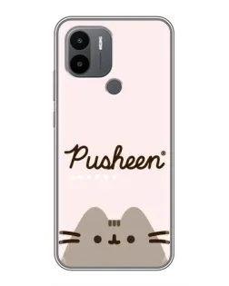 Чохол для Xiaomi Poco C50 з картинкою «Pusheen логотип»