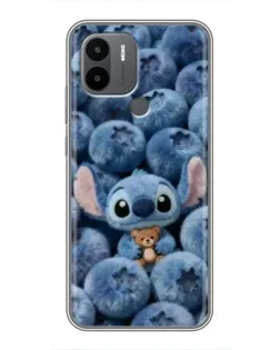 Чехол для Xiaomi Poco C50 с картинкой «Стич и голубика»