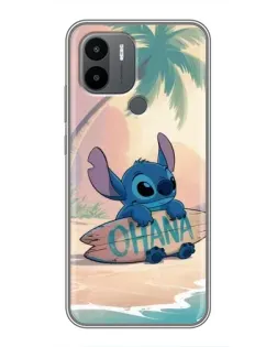 Чехол для Xiaomi Poco C50 с картинкой «Стич на серфе»