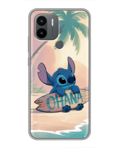 Чехол для Xiaomi Poco C50 с картинкой «Стич на серфе»