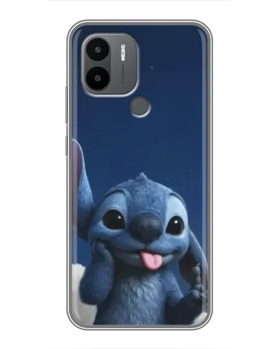Чехол для Xiaomi Poco C50 с картинкой «Стич в облаках»