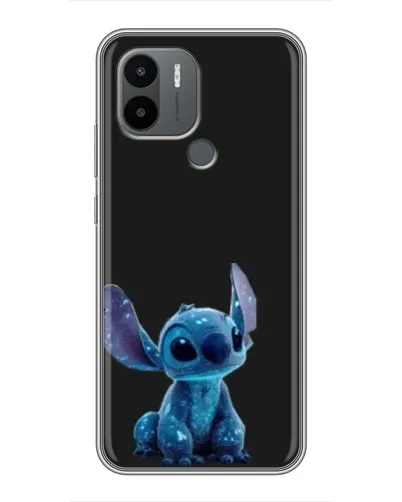 Чехол для Xiaomi Poco C50 с картинкой «Стич на черном»