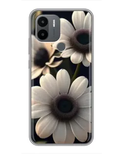 Чохол для Xiaomi Poco C50 з картинкою «Білі маргаритки макро»