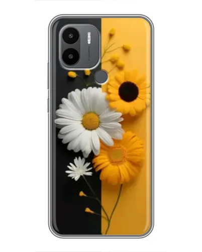 Чохол для Xiaomi Poco C50 з картинкою «Соняшник та ромашка»