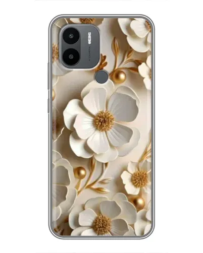 Чохол для Xiaomi Poco C50 з картинкою «Білі паперові квіти»
