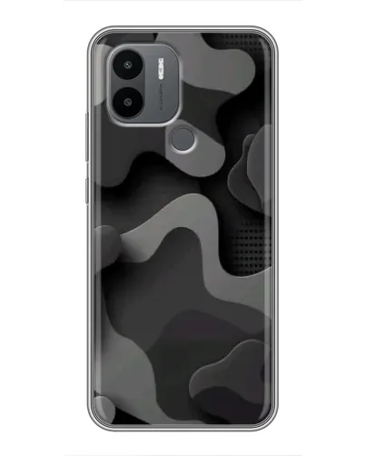 Чехол для Xiaomi Poco C50 с картинкой «Темный абстрактный камуфляж»