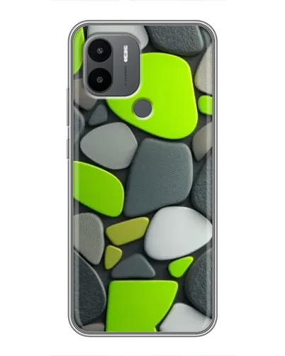 Чехол для Xiaomi Poco C50 с картинкой «Яркая неоновая галька»