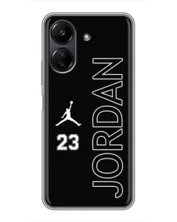 Чехол для Xiaomi POCO C65 с картинкой «Jordan Vertical»
