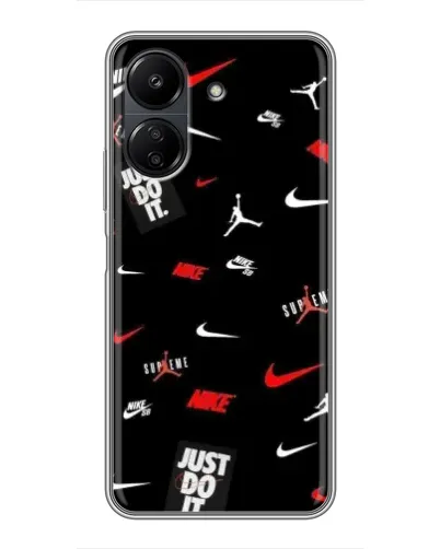 Чехол для Xiaomi POCO C65 с картинкой «Nike Mix Pattern» Чехол для Xiaomi POCO C65 с картинкой «Nike Mix Pattern»