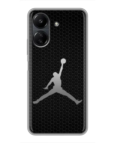 Чехол для Xiaomi POCO C65 с картинкой «Jordan Dark Carbon» Чехол для Xiaomi POCO C65 с картинкой «Jordan Dark Carbon»