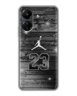 Чехол для Xiaomi POCO C65 с картинкой «Jordan Carbon 23»
